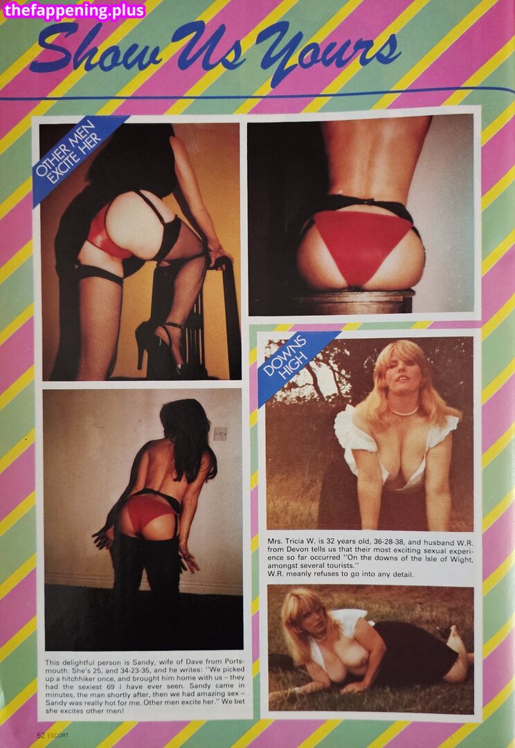 1980'S & Early 90'S Page 3 Girls / GlamourTeaJames / https: / mariawhittaker Nahá OnlyFans fotografie #1150