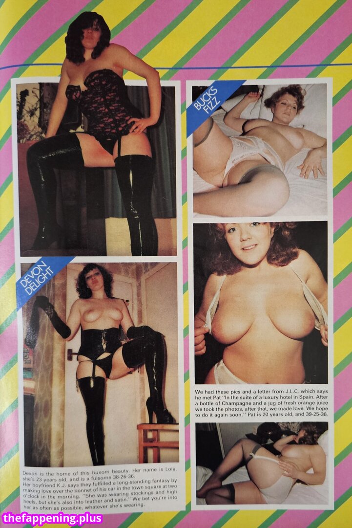 1980'S & Early 90'S Page 3 Girls / GlamourTeaJames / https: / mariawhittaker Photo OnlyFans Nu #1153